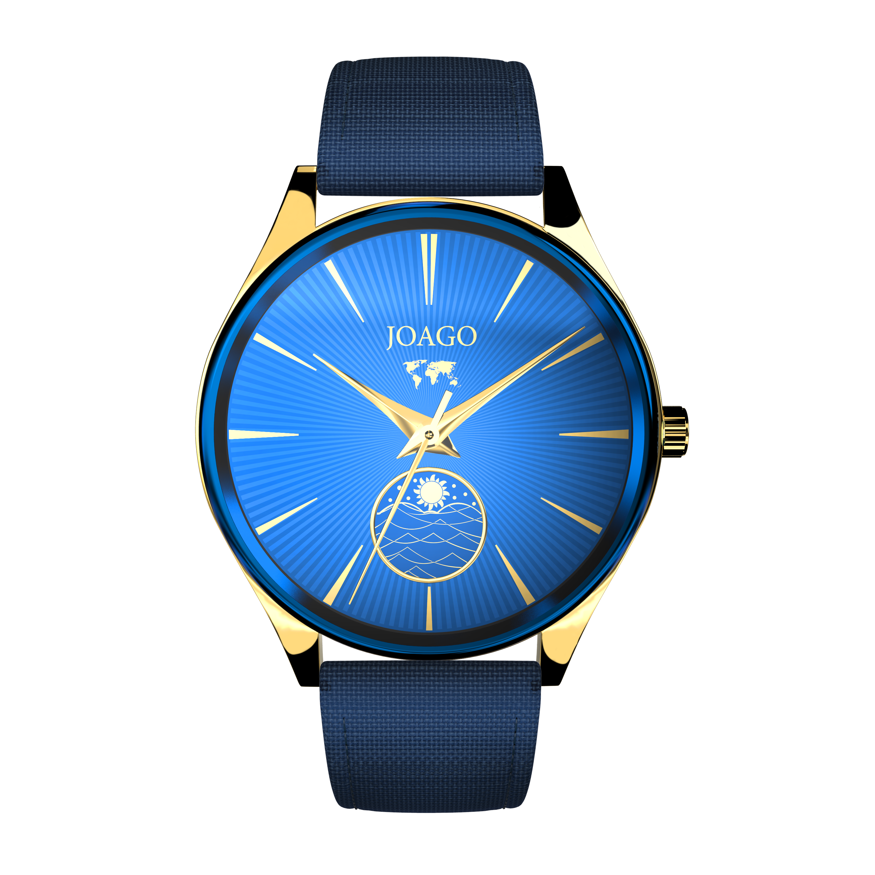 EOS Gold & Blue Ocean Waste Strap