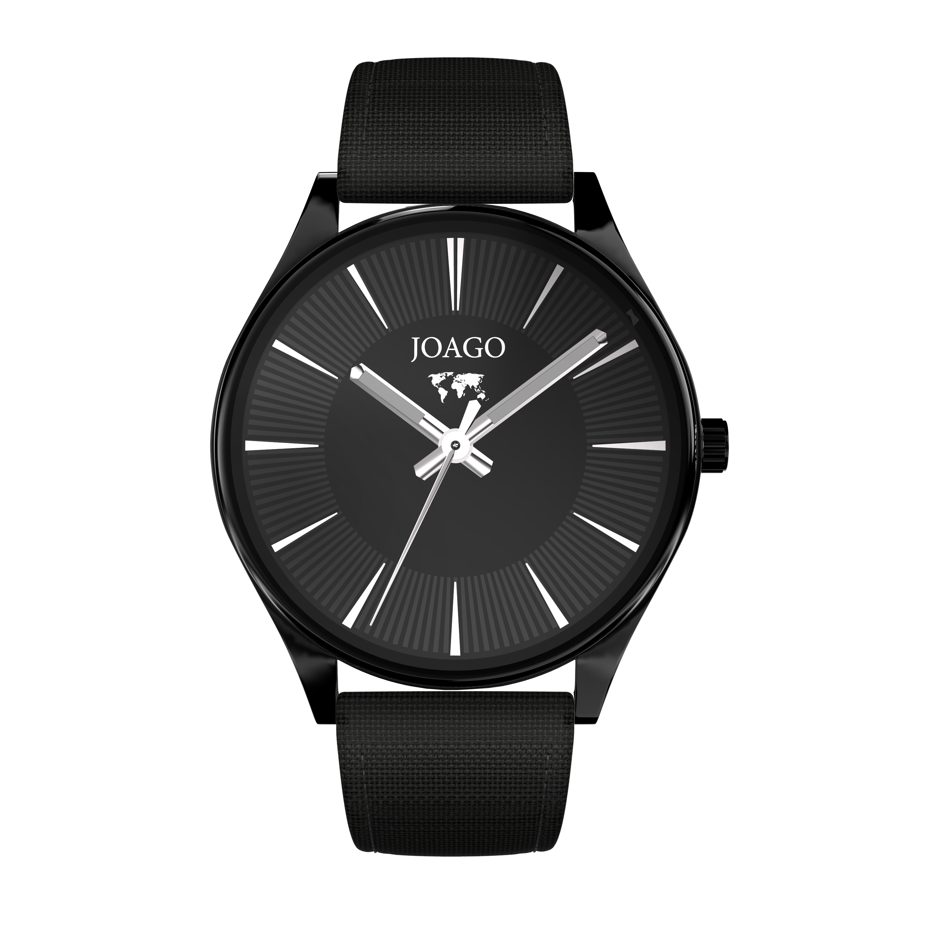 Soleos Black With Black Ocean Waste Strap